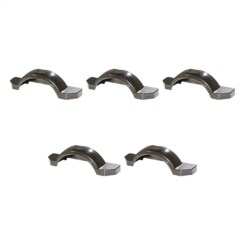Fulton (5-Pack) Trailer Fender, 12 Inch Tire Size, Black