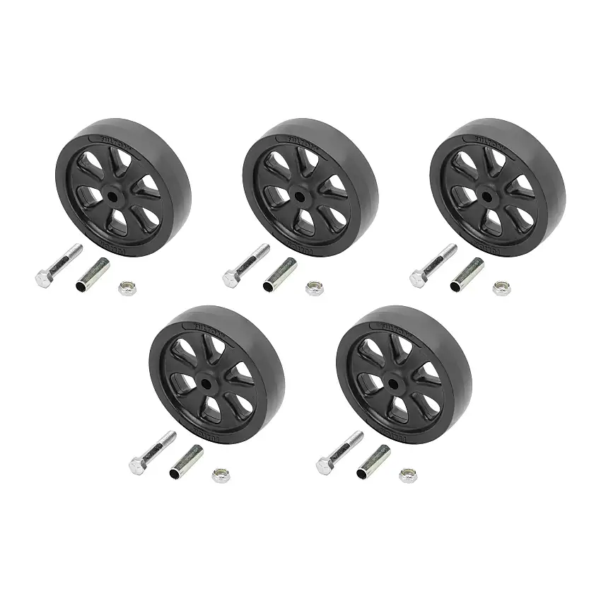 Fulton (5-Pack) Trailer Jack Replacement Part, Service Kit, 8 Inch Wheel