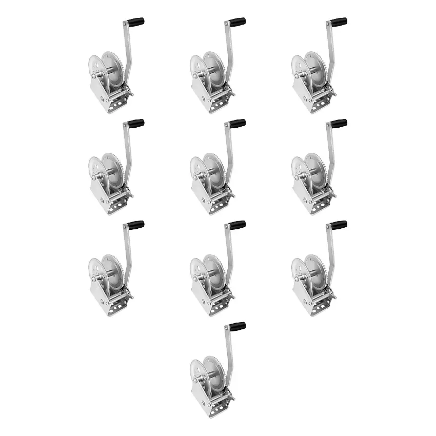 Fulton (10-Pack) Trailer Winch, Single-Speed, 1,800 lbs. Capacity, No Strap