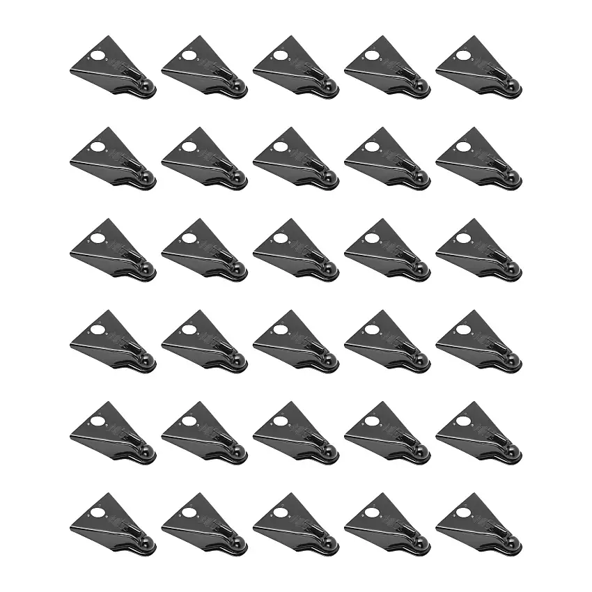 Fulton (30-Pack) A-Frame Coupler, 2-5/16 Inch Diameter, Round Jack Hole, Weld-On, 10,000 lbs. Capacity, Black