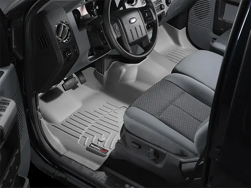 WeatherTech FloorLinerTM DigitalFit; Gray; Front; Over The Hump 463291