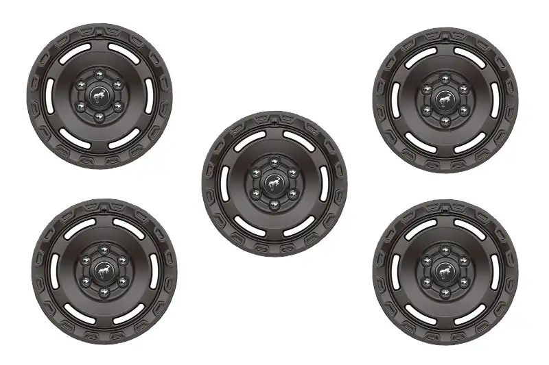 2021-2025 Ford Bronco Ford Performance 17x8.5 inch Everglades Gray 30mm Offset Wheel (Set of 5) | M-1007K-P1785E