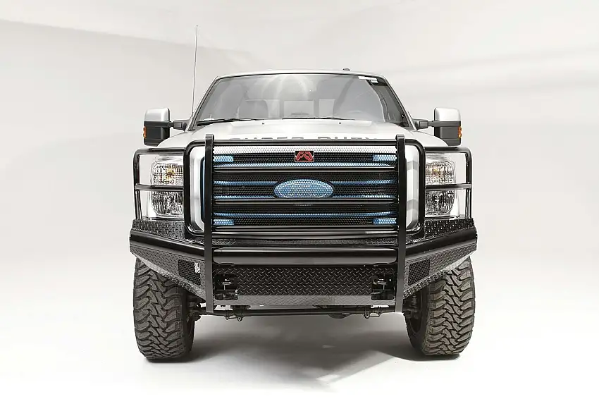 Fab Fours FS05-S1260-1 Black Steel Front Ranch Bumper