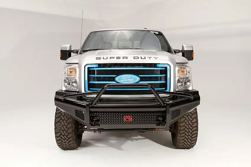 Fab Fours FS08-S1962-1 Black Steel Front Ranch Bumper