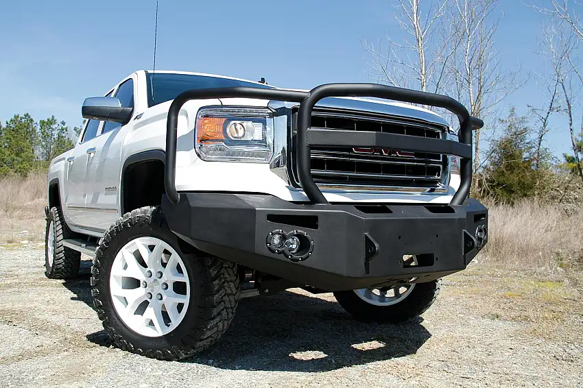 Fab Fours GS14-F3150-1 Premium Heavy Duty Winch Front Bumper