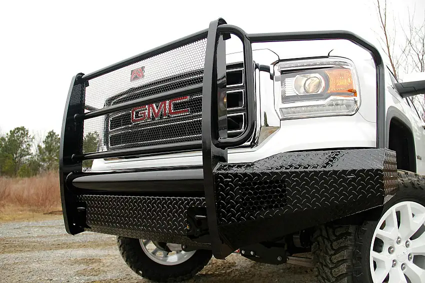 Fab Fours GS14-K3160-1 Black Steel Front Bumper