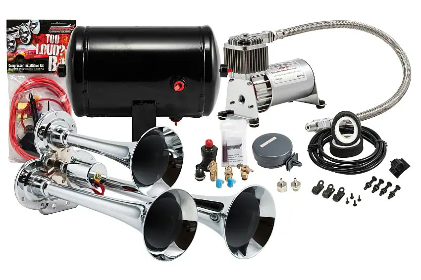 Kleinn Automotive Air Horns HK3 Pro Blaster™ Triple Horn Kit
