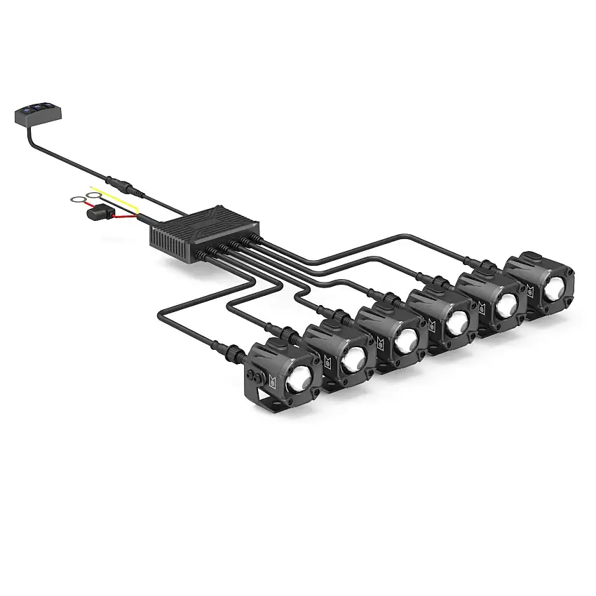 ARC Lighting 4116D Concept Pod Mini I, Dual Color White/Selected Yellow, Driving Beam (6 EA)