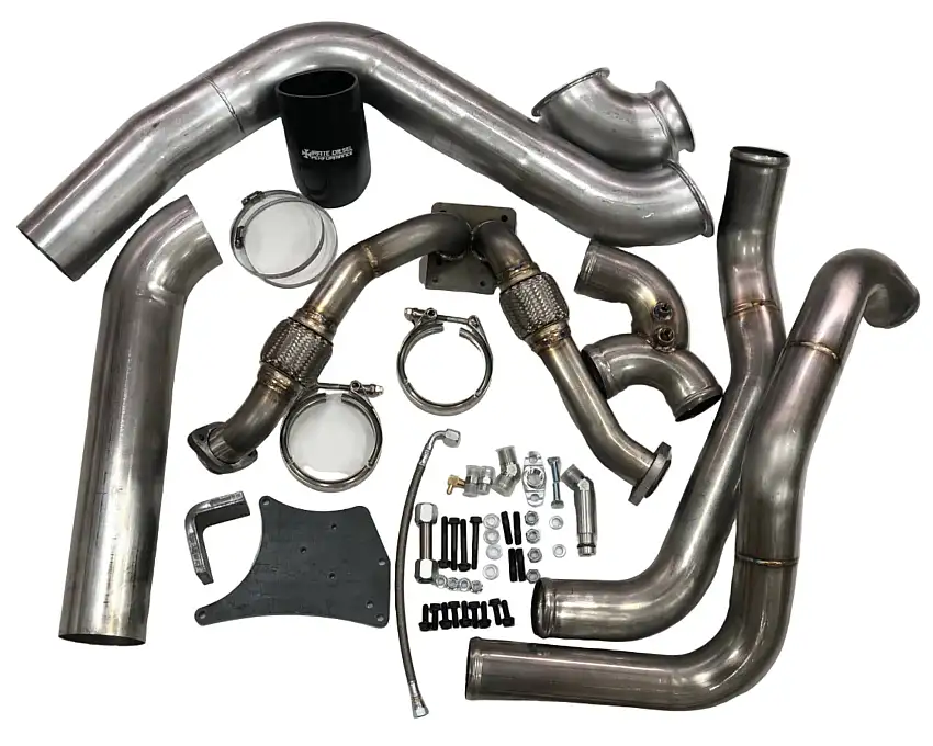 Irate Diesel T4 Turbo Complete Mounting Kit 99-03 7.3L Ford Powerstroke