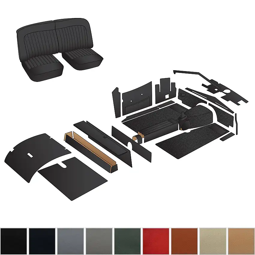 Complete Interior Kit, XK120 DHC