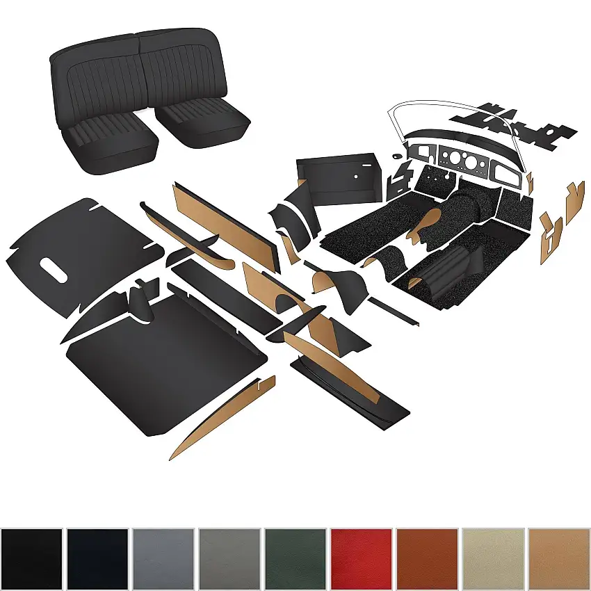 Complete Interior Kit, XK150 DHC