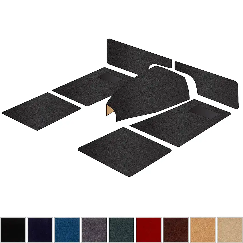 Carpet Set, XK120 Roadster