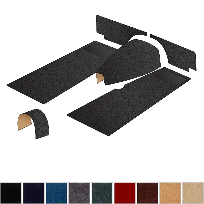 Carpet Set, XK120 DHC
