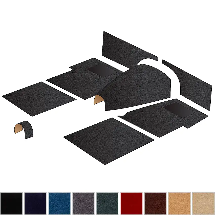 Carpet Set, XK120 FHC