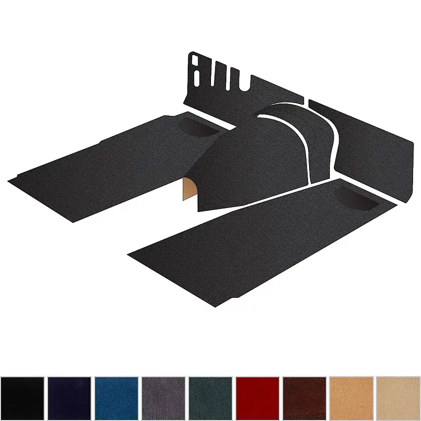 Carpet Set, XK140 Roadster