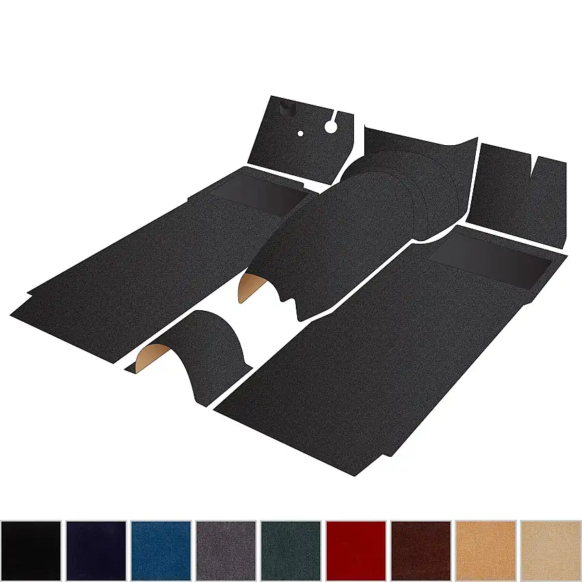 Carpet Set, XK150 Roadster