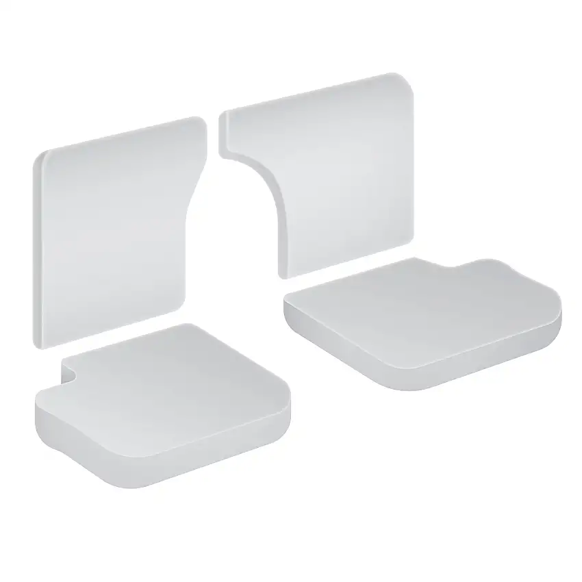 Seat Foam Kit, Rear, straight leading edge on bottoms