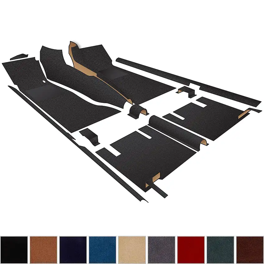 Carpet Set, Jaguar MK II, Manual