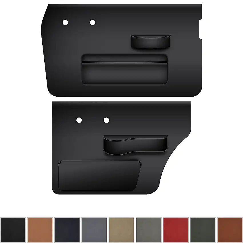 DOOR PANELS, Black, Jaguar MK I
