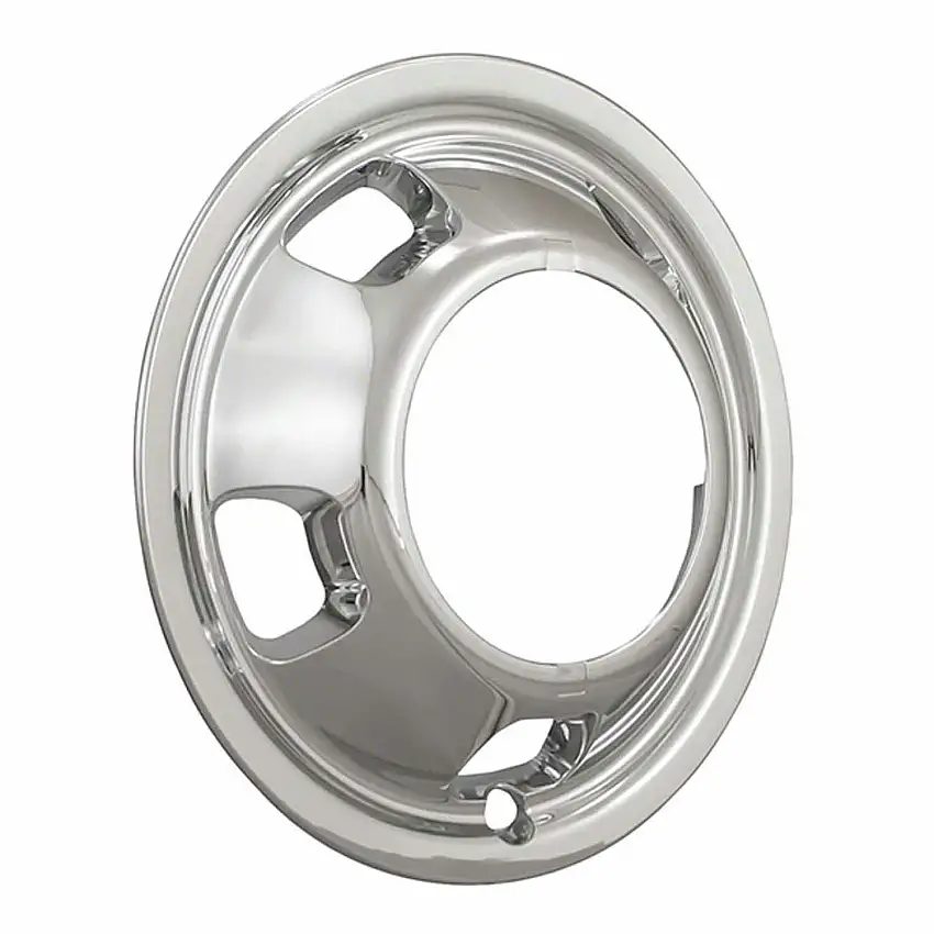 Coast to Coast International IWCN8010F Fits 17 Inch Wheels Chrome ABS Push On 8 Lug 5 Hand Hole Wheels Set Of 2