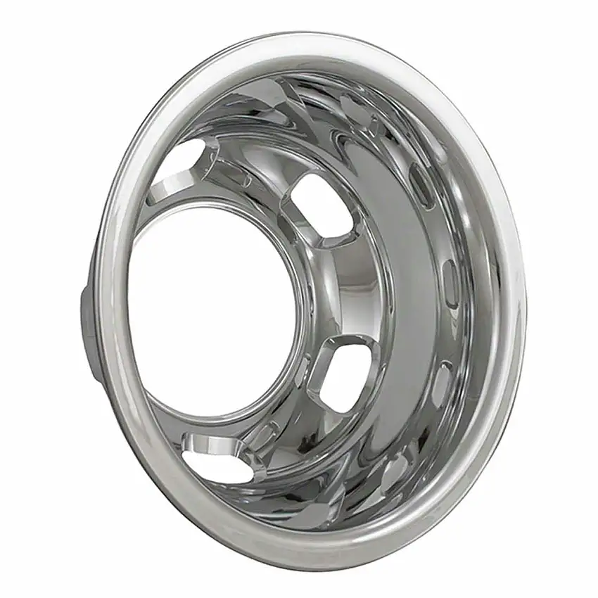 Coast to Coast International IWCN8010R Fits 17 Inch Wheels Chrome ABS Push On 8 Lug 5 Hand Hole Wheels Set Of 2