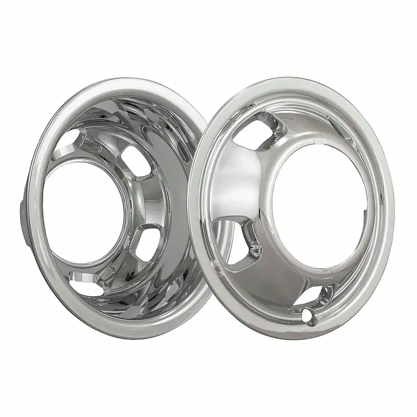 Coast to Coast International IWCN8010 Fits 17 Inch Wheels Chrome ABS Push On 8 Lug 5 Hand Hole Wheels Set Of 4