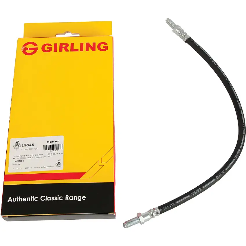 Front Brake Hose by Girling Classic, E-Type Series 2 & 3