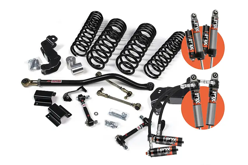 JKS Manufacturing JSPEC176PES J-Kontrol 3-3.5" Lift Kit | Fox 2.5 Performance Elite Shocks