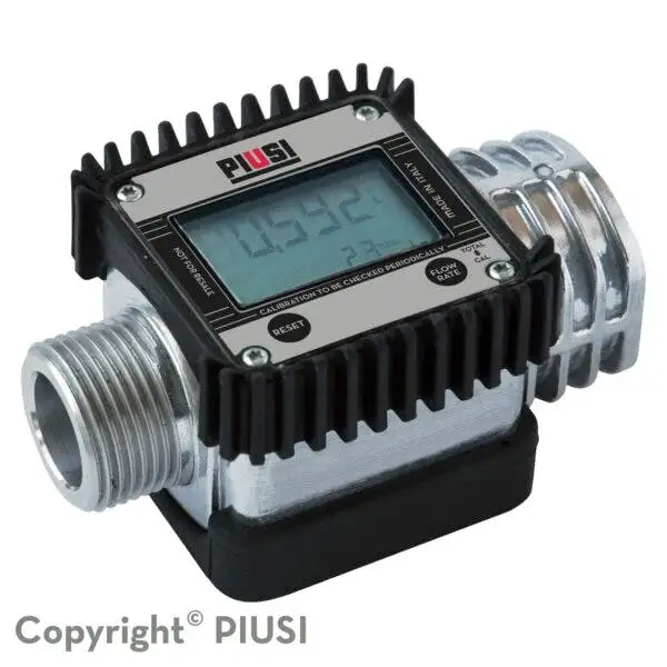 Piusi USA F0040801A K24-0 Fuel Meter 2-30GPM 1 NPT M/F