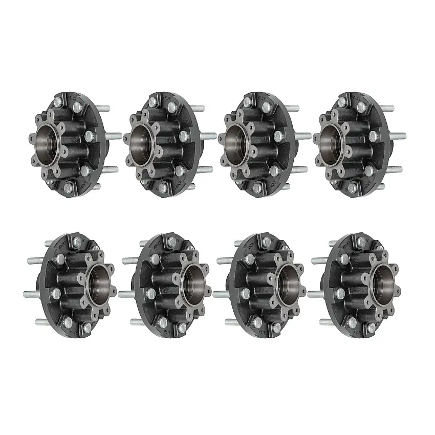 Lippert (8-Pack) 16K Threaded Trailer Idler Hub - , 8 on 275 mm, 17-1/2" Wheel Size, M22 Studs - Heavy-Duty Trailer Component