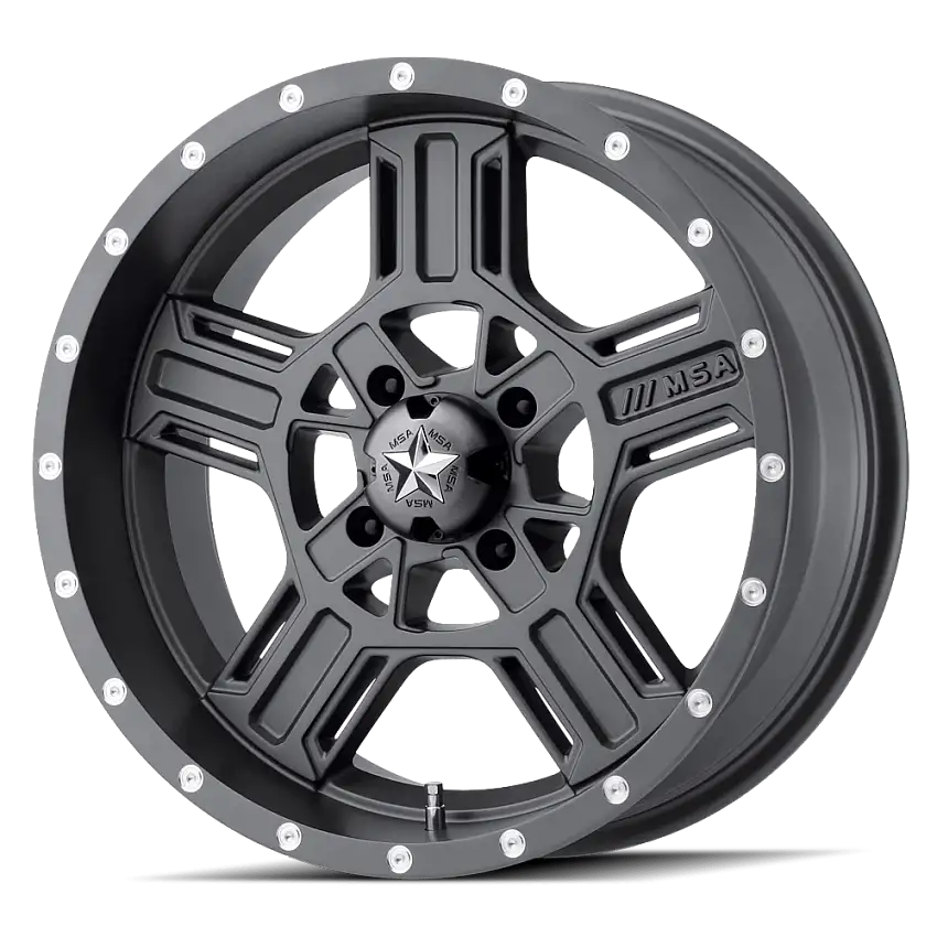 MSA Offroad Wheels M32-00737G MA032 20X7 4X137 M-GRY 00MM