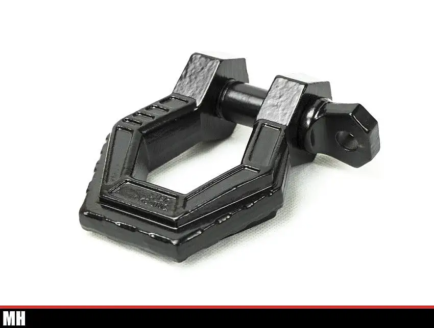 Monster Hooks MH-SH34 Black Powder Coat Off-Road 16,000 lb Rated Shackle