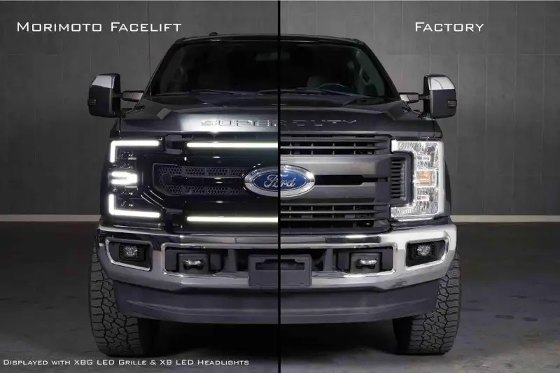 2017-2019 to 2020-2022 Ford Super Duty Morimoto FaceLift Front End Conversion Kit | XBG3
