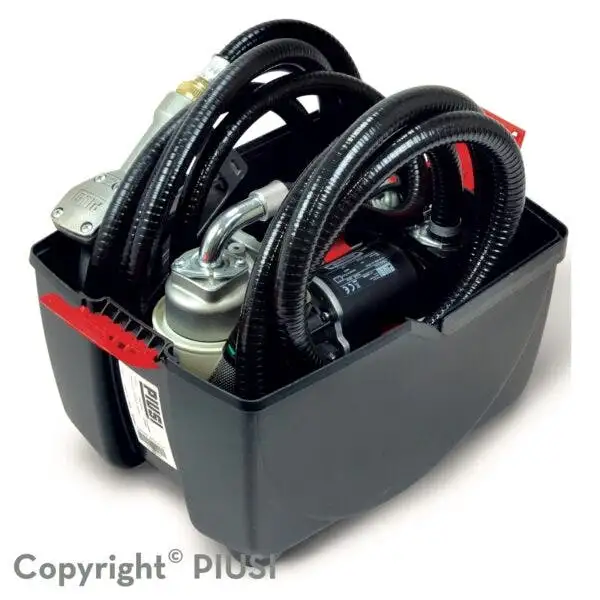 Piusi USA F0023101B PIUSIBox Pro 12V 12GPM (Manual Nozzle)