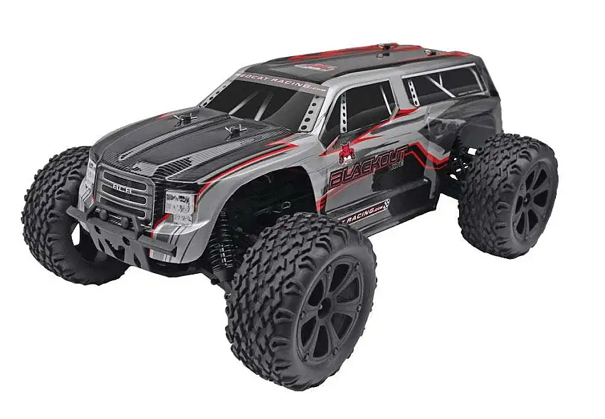 Redcat Racing BLACKOUT-XTE-SILVERSUV Blackout XTE 1/10 Scale Electric Monster Truck