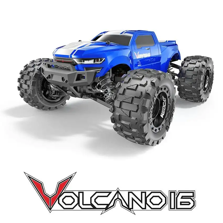 Redcat Racing RER13649 Redcat Volcano-16 1/16 Scale Brushed Monster Truck