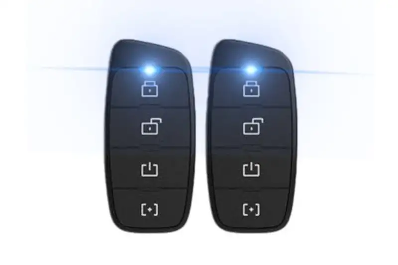 Kleinn 4 Button Remotes and Antenna Upgrade 2500 ft Range | RFKIT4