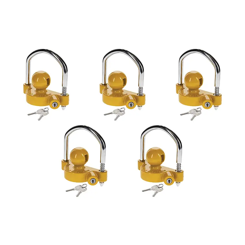 Reese Towpower (5-Pack) Trailer Coupler Lock, Universal Fit, Display Card