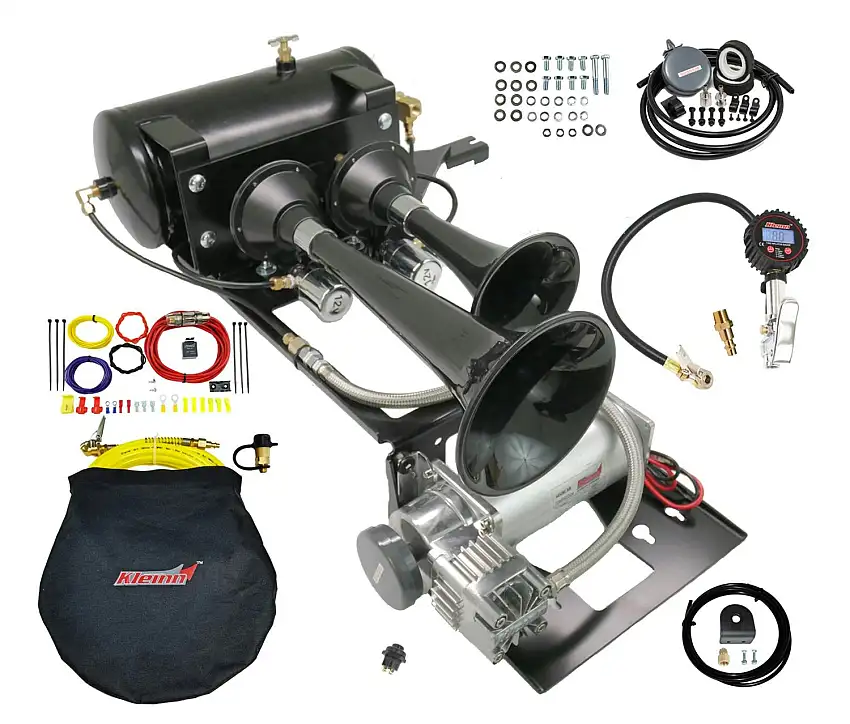 Kleinn Automotive Air Horns TJXTREME Onboard Air System w/Horns
