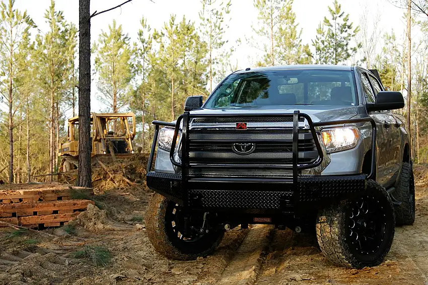 Fab Fours TT07-K1860-1 Black Steel Front Ranch Bumper