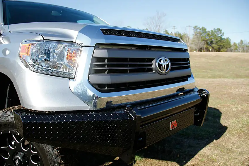 Fab Fours TT07-K1861-1 Black Steel Front Ranch Bumper