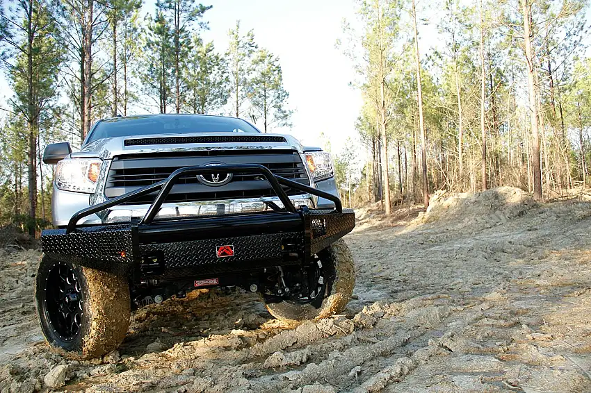 Fab Fours TT07-K1862-1 Black Steel Front Ranch Bumper