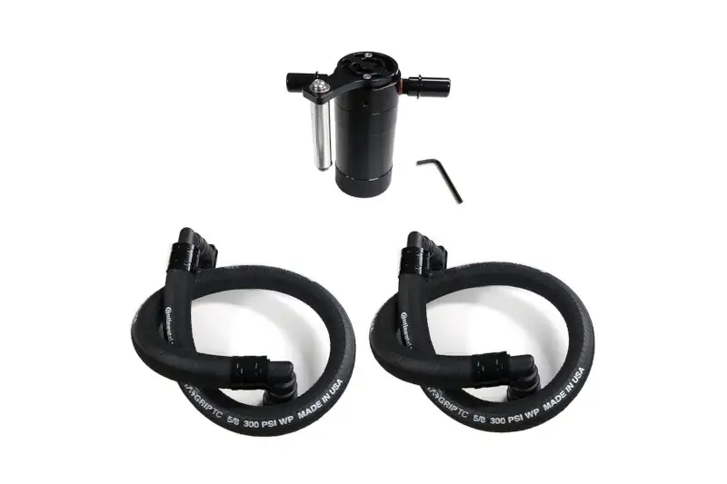 2011-2021 Ford F-150 5.0L/6.2L UPR Plug-N-Play SC Oil Catch Can Separator (Black) | 5028-122-1