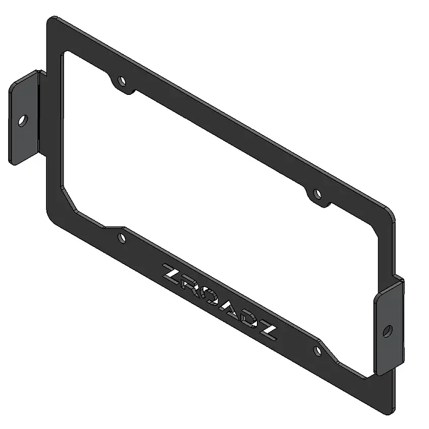 ZROADZ Off Road Products Z310005 ZROADZ Universal License Plate Frame LED Bracket