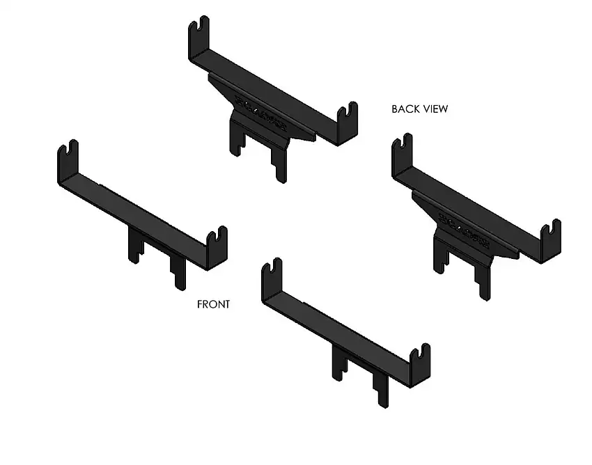 ZROADZ Off Road Products Z394812 ZROADZ Rear Window LED Bracket
