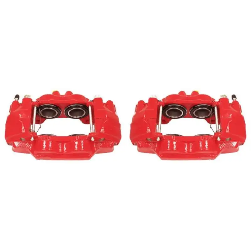 Power Stop 03-09 Toyota 4Runner Front Red Calipers w/o Brackets - Pair