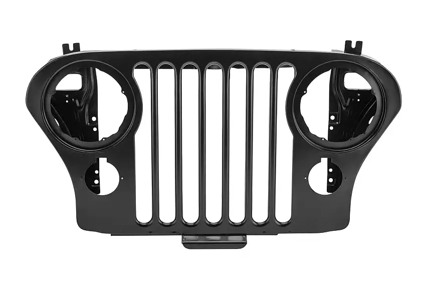 AccuPart Jeep Licensed Grille Stamped Steel for 76-86 Jeep CJ5, CJ7 & CJ8 Scrambler 55017-0010