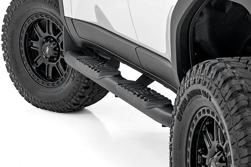 Rough Country 21018 Oval Nerf Steps - Black