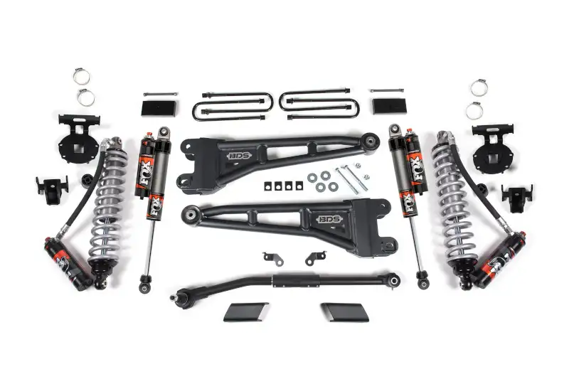 2023-2026 Ford F250 & F350 4WD BDS 3 inch Radius Arm Lift Kit - FOX 2.5 Performance Elite | BDS2202FPE