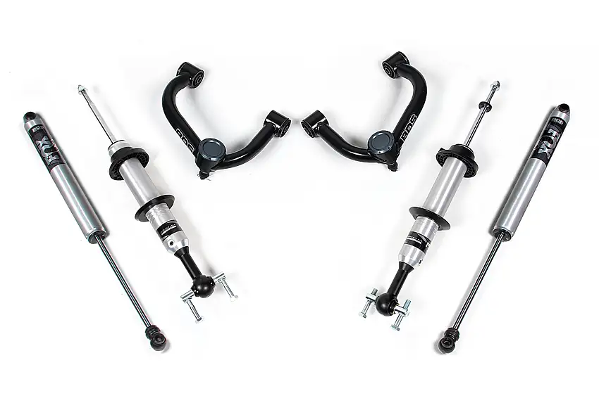 BDS Suspension BDS1913FSR 2021-2025 Ford F150 4wd, 2" Suspension Lift Kit, BDS UCA w/ Sensor (Non-CCD), 0"